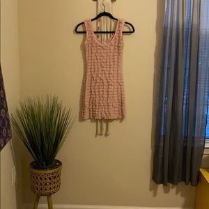 Ruffled Casual Mini Dress